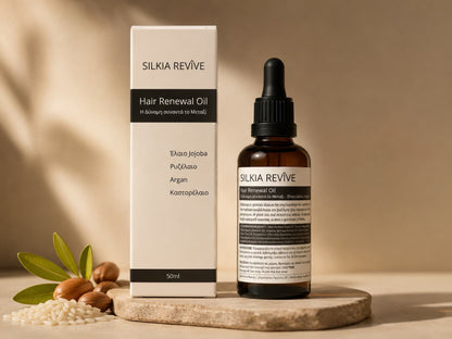 Silkia Revîve - Έλαιο Θρέψης & Λάμψης με Δενδρολίβανο & 9 Φυτικά Έλαια
