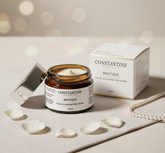 Mastique -  Κρέμα Ανάπλασης Προσώπου με Μαστιχέλαιο & Βούτυρο Καριτέ