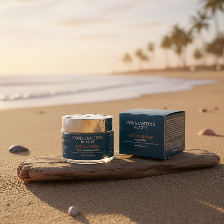 Ocean Shield – Premium Lifting Κρέμα Λαιμού & Ντεκολτέ με Arctalis