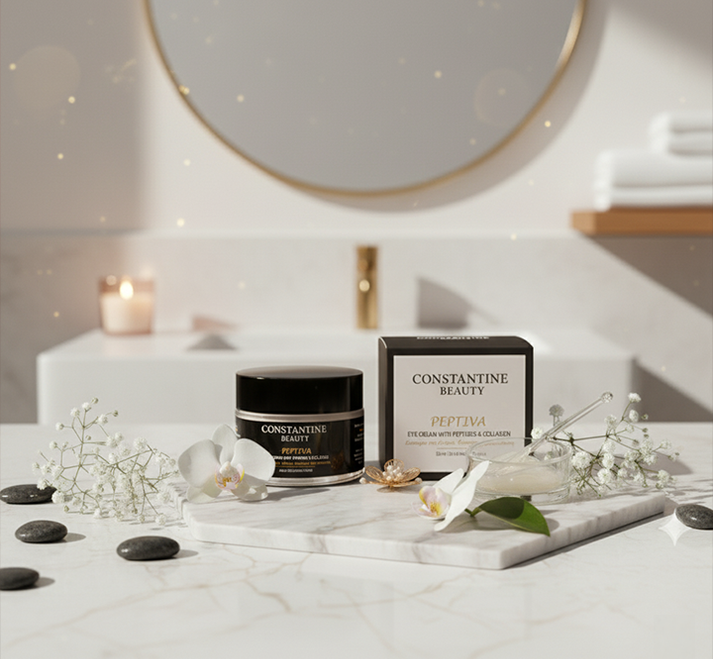Peptiva – Κρέμα Ματιών για το Μεσόφρυο & τους Μαύρους Κύκλους με Φυτική Σιλικόνη